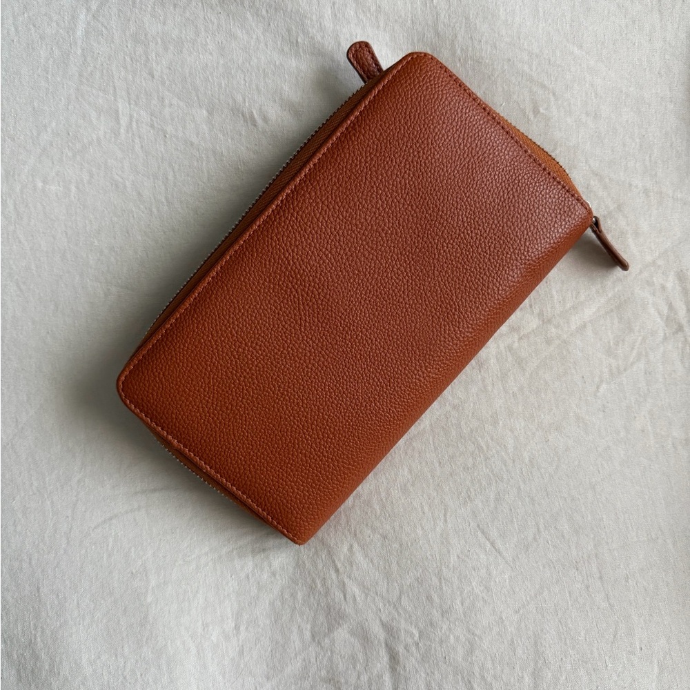 Mark & Graham Travel Jewelry Wallet, Camel